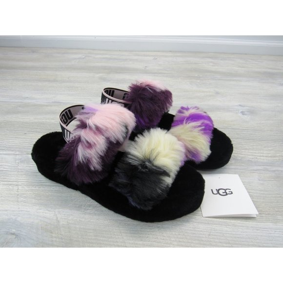 UGG  WOMEN’S OH YEAH SLIDE SLIPPER MAGNOLIA TIE DYE  S/N 1119821 - Picture 2 of 7